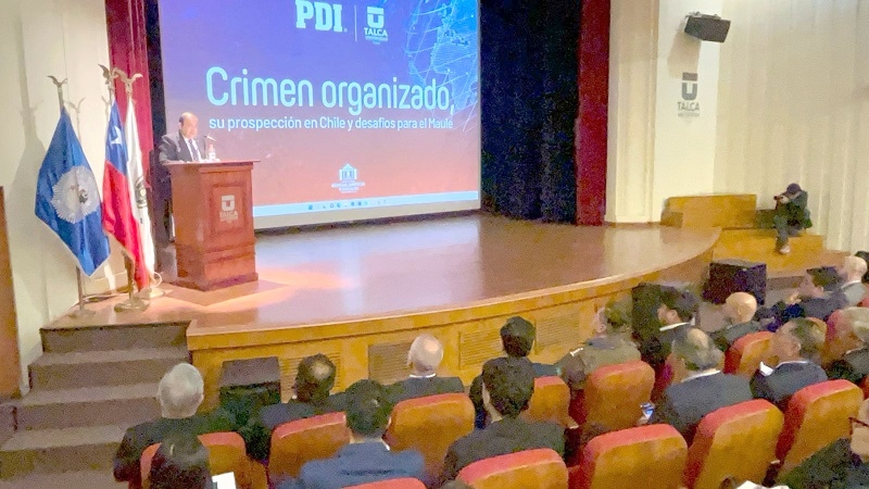Seminario PDI y UTalca abordó el impacto y los desafíos de crimen organizado en la región y el país