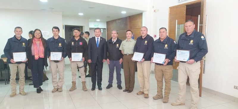 En San Javier se realizó ceremonia de certificación de Patrullas Mixtas