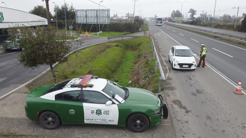 Del 18 al 24 de julio: Carabineros detuvo a 326 personas y realizó más de 10 mil controles y fiscalizaciones en el Maule