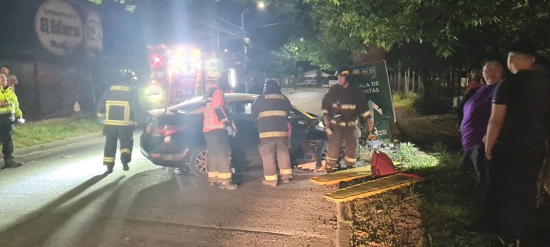 Linares: accidente de tránsito deja 2 lesionados en Avenida Esfuerzo