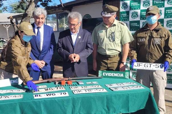 Desarticulan banda dedicada al desarme y venta de piezas de vehículos robados en Chillán