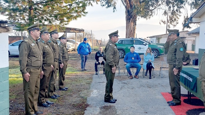 Retiro: Cambio de mando en Retén de Carabineros de Villaseca