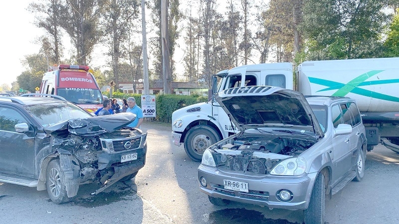 Linares: Una persona lesionada en colisión múltiple camino a Panimávida