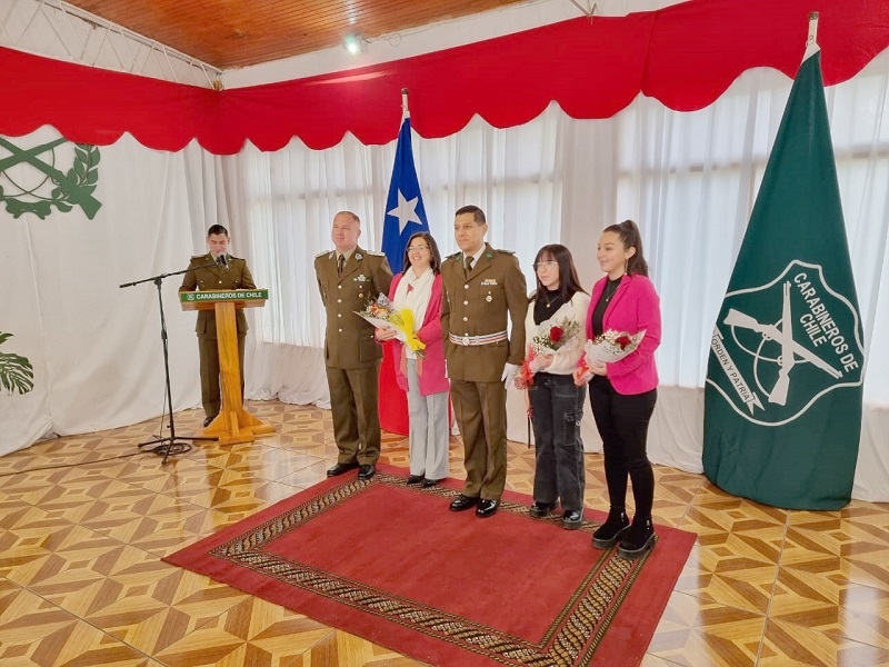 Carabineros realizó emotiva ceremonia de ascensos en San Javier