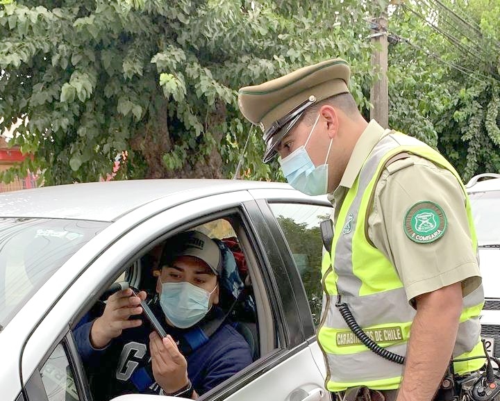 Carabineros  realizó más de 30 mil fiscalizaciones durante el reciente fin de semana en esta zona