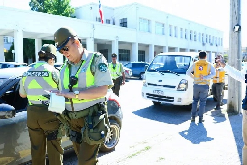  Despliegan fiscalizaciones vehiculares preventivas en Cauquenes y Pelluhue.