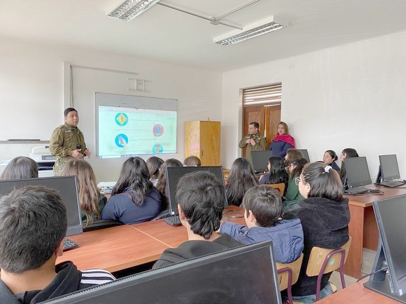 San Javier: educan sobre las Brigadas Escolares a niños del sector rural de Nirivilo