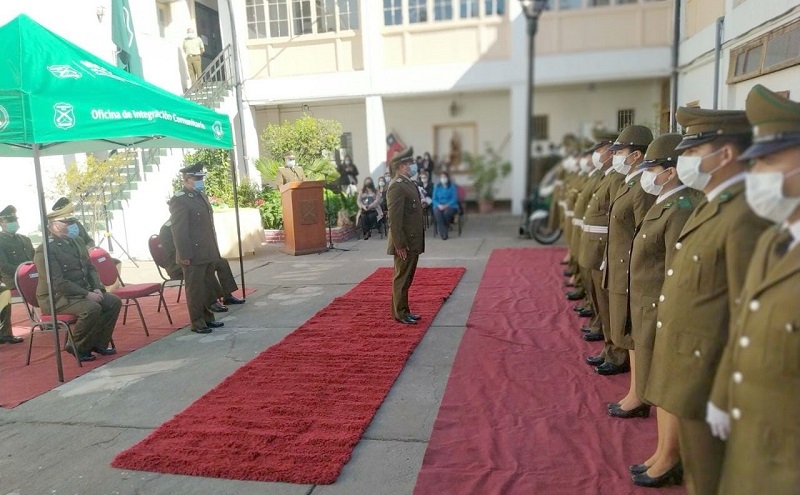 Ceremonia de Ascensos se realizó en la Primera Comisaría de Linares