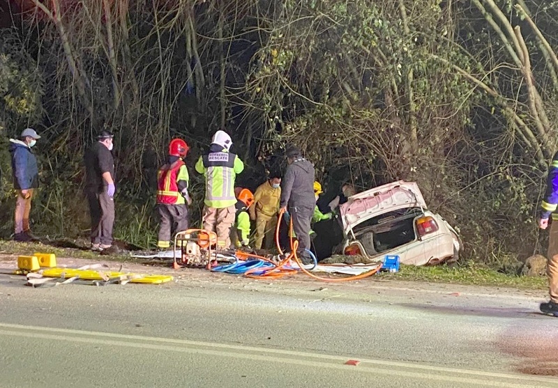 Yerbas Buenas: accidente de tránsito dejó una persona lesionada