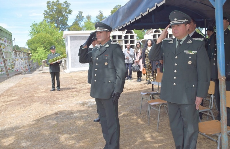 Gendarmería  Maule realizó acto central en homenaje a sus mártires