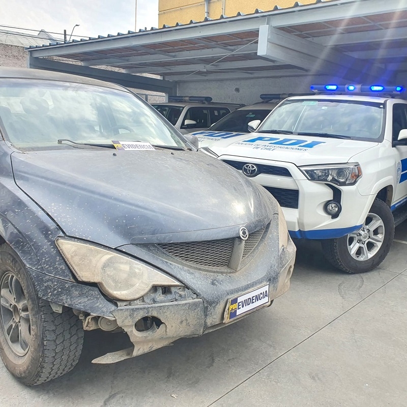 PDI recuperó en Longaví una camioneta con encargo por robo e incautó droga