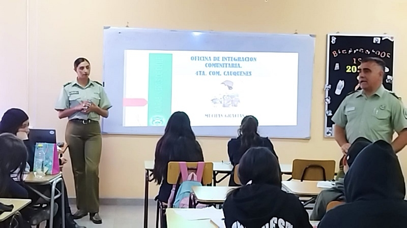 Cauquenes: despliegan campaña preventiva de violencia en las aulas