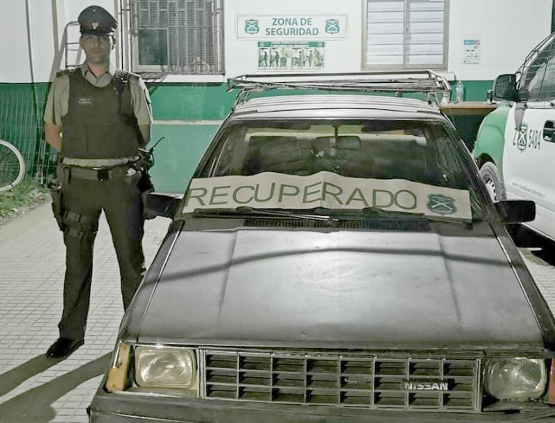 Linares: Carabineros de Embalse Ancoa detuvo a 3 sujetos por robo de vehículo y receptación