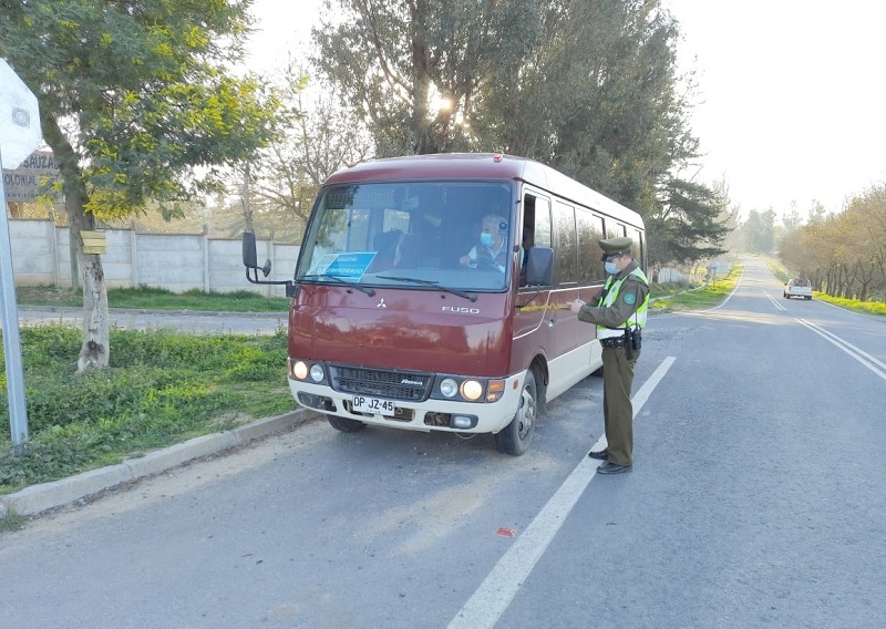 Cauquenes: Carabineros hace un llamado a conducir con responsabilidad