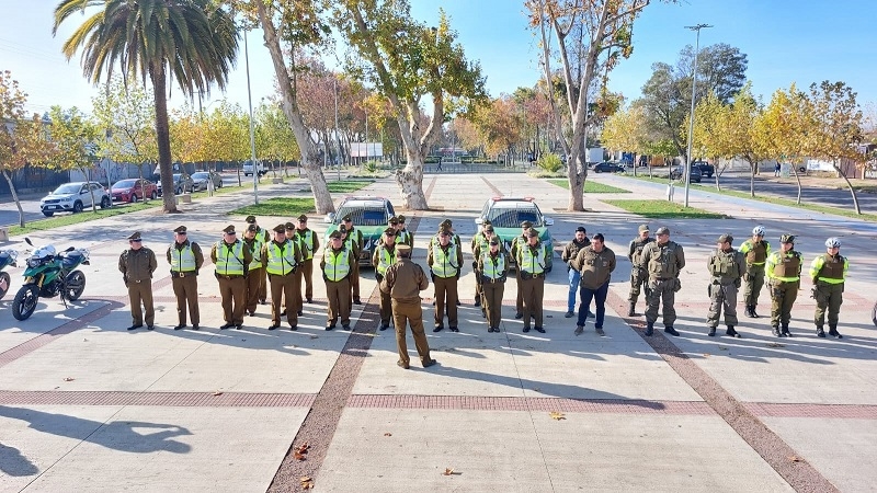 Parral: realizan balance de ronda preventiva de seguridad