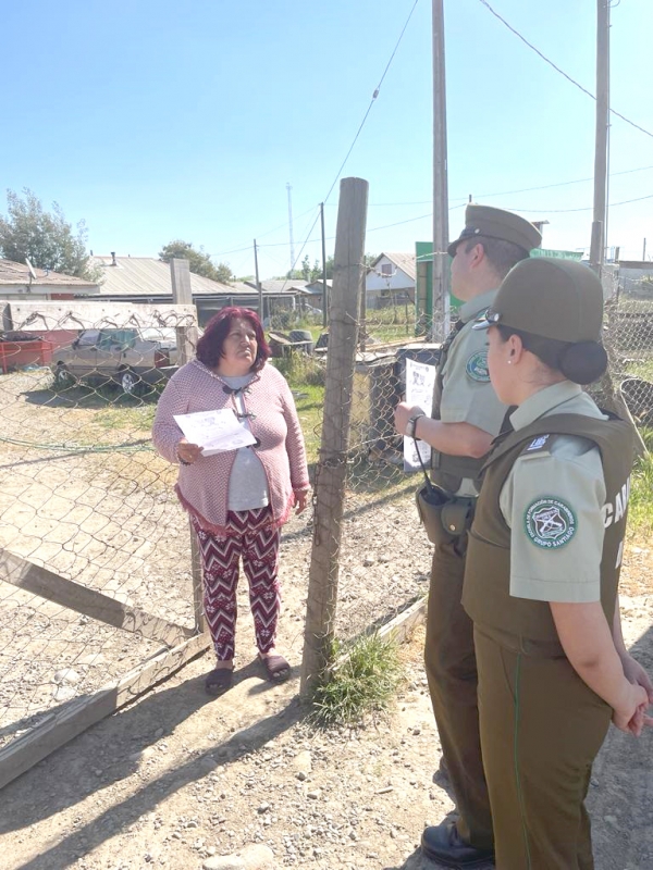 Linares: Carabineros promueve la “Ley Cholito” entre los vecinos