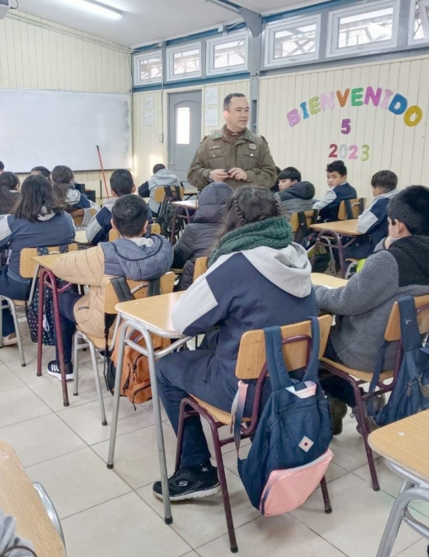 Chanco: realizan charlas para evitar la violencia escolar en los colegios