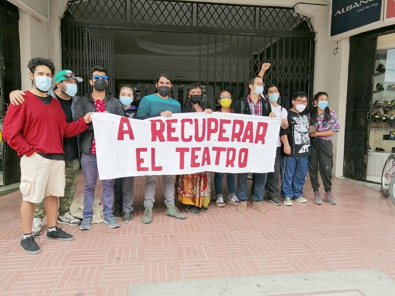 Artistas locales proponen recuperar el Teatro Municipal de Linares