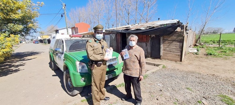  Parral: Carabineros impulsa campaña “Con mi vecino nos respetamos”