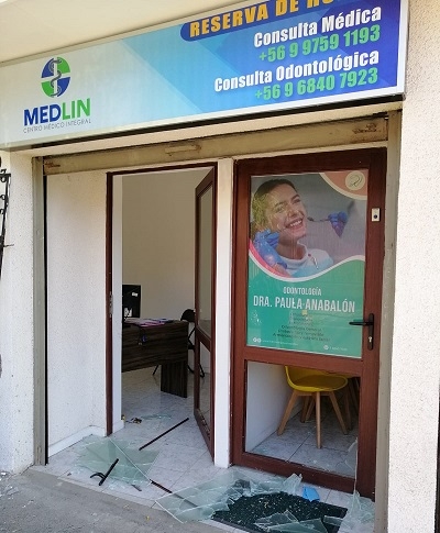 Linares: Robo afectó a Centro Médico MEDLIN en calle Max Jara