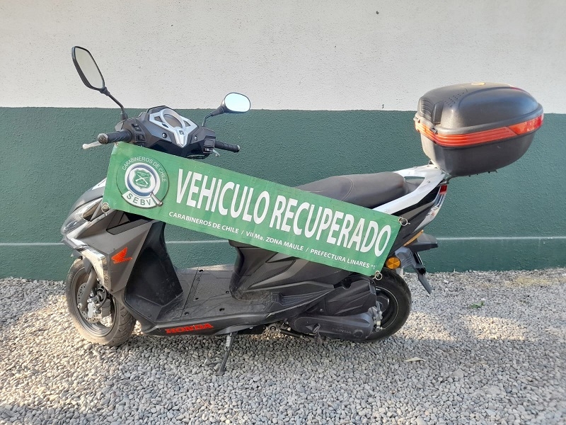 Villa Alegre:  Carabineros recuperó motocicleta sustraída desde de un domicilio de la comuna