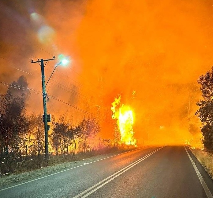 Linares:  Un detenido como presunto responsable de incendio de pastizales en Llancanao