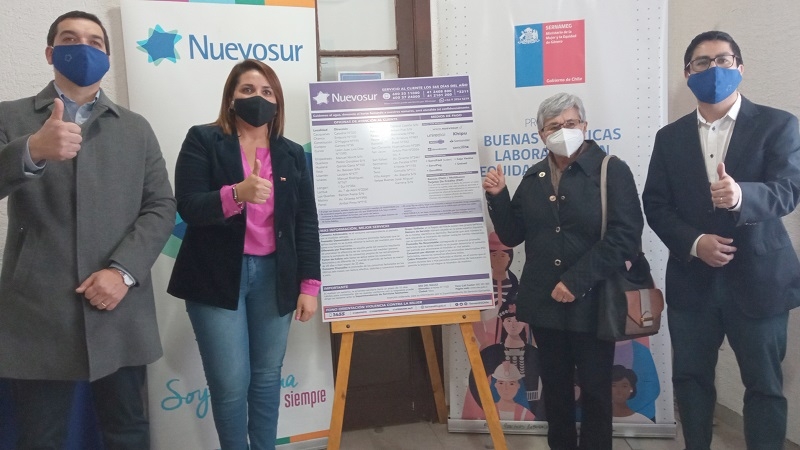 SernamEG y Nuevosur promueven fono 1455 de violencia contra la mujer