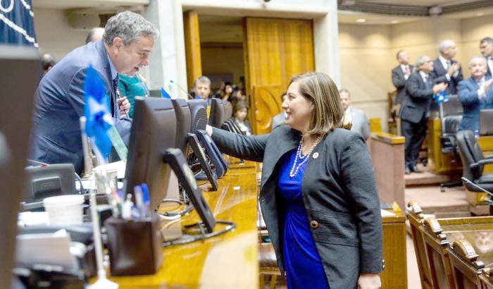 Paulina Vodanovic Rojas asumió su cargo como senadora por la región del Maule