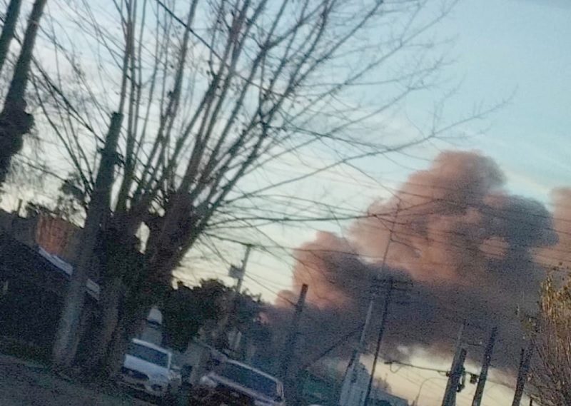 INCENDIO EN POBLACIÓN DIEGO PORTALES.- 