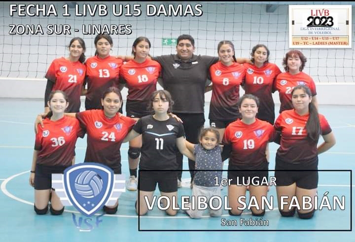 Linares fue sede de la Primera Fecha de la Liga de Vóleibol U 15 Damas Zona Sur 