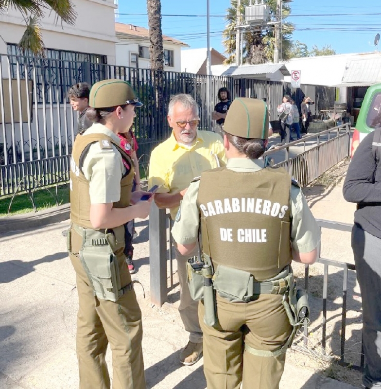  Linares:Carabineros alumnos realizan su práctica profesional en la Primea Comisaría