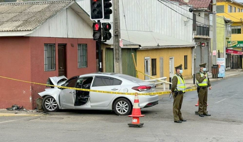 Pelluhue: Un fallecido en choque de vehículo