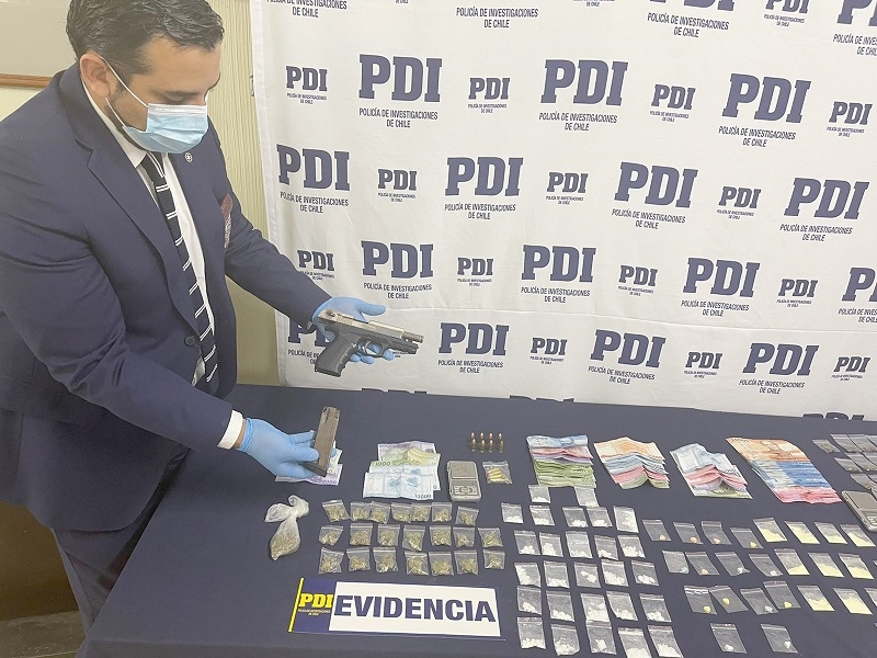 PDI desplegó operativo antidrogas en Cauquenes