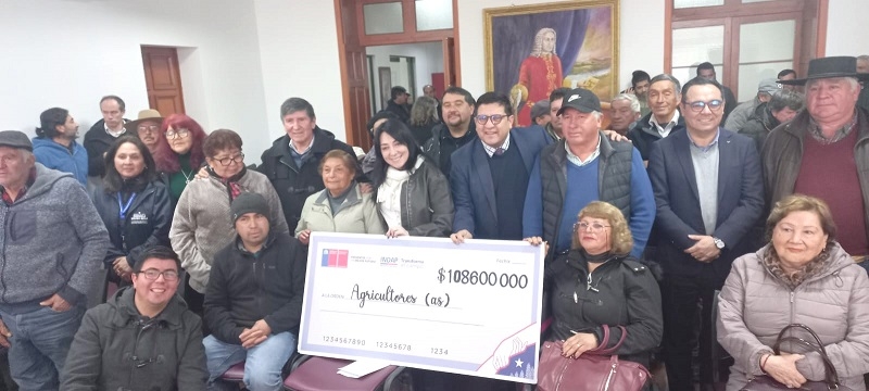 INDAP entregó más de $192 millones para inversiones pequeños productores de la provincia de Cauquenes