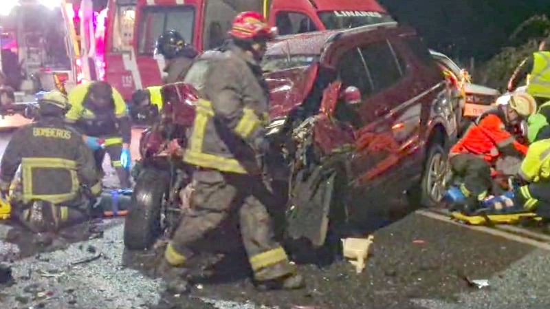 Linares: colisión de vehículos dejó una víctima fatal en ruta con Yerbas Buenas