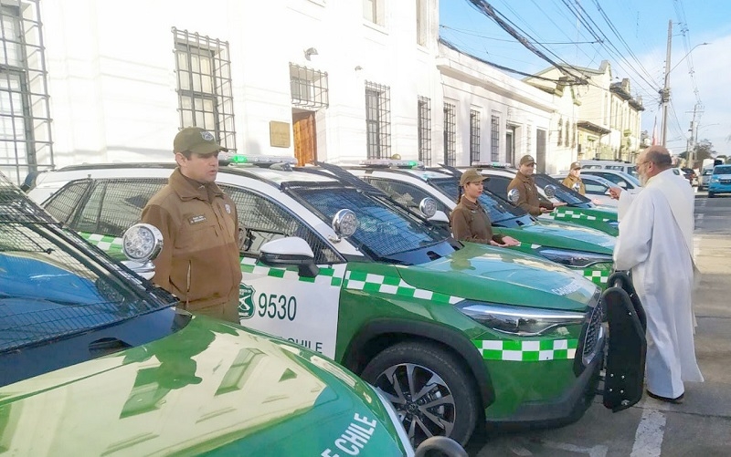 Linares: 4 vehículos suma Carabineros a labores de seguridad y rescate