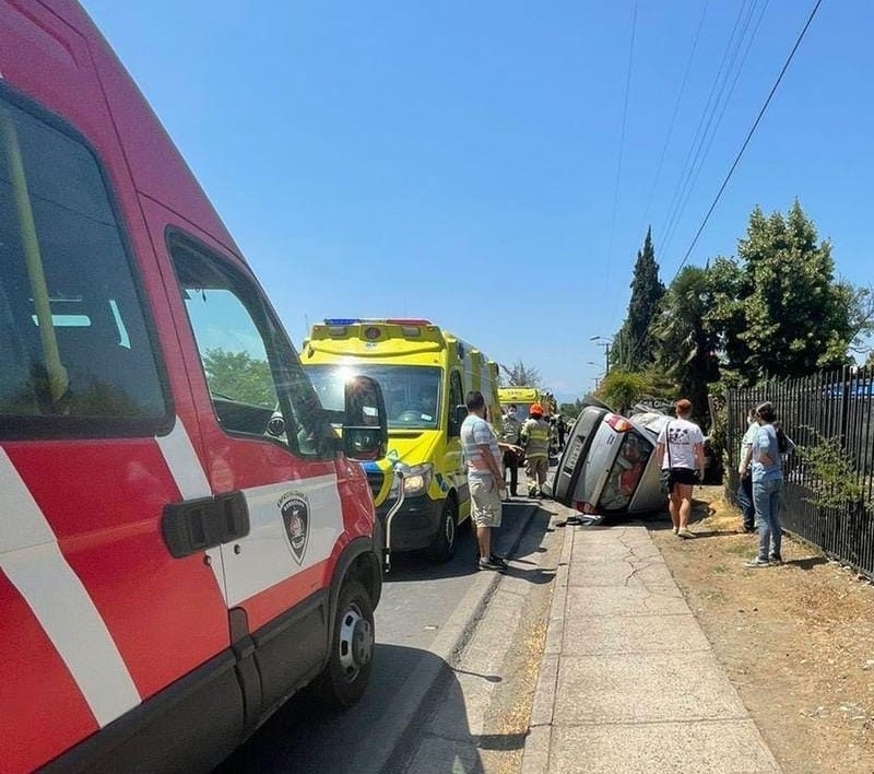 Linares: 4 lesionados en colisión camino a San Antonio