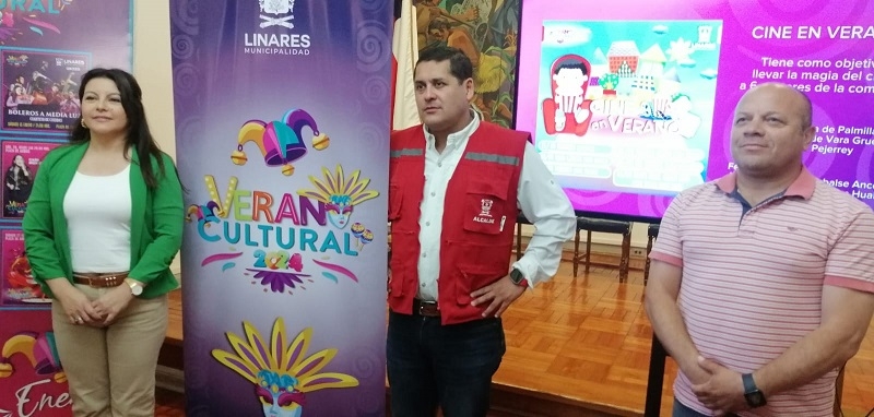 Alcalde de Linares destaca Panorama Cultural para este Verano 2024
