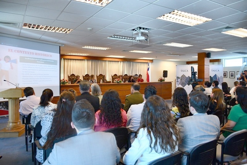 Corte de Talca realiza charla sobre “violencia contra la mujer y pensiones de alimentos”