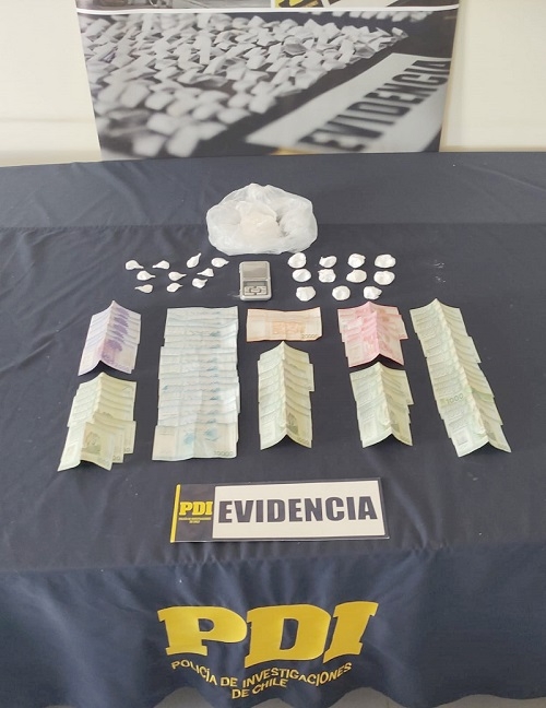 PDI realizó primeras diligencias por mujer que comercializaba droga en Constitución