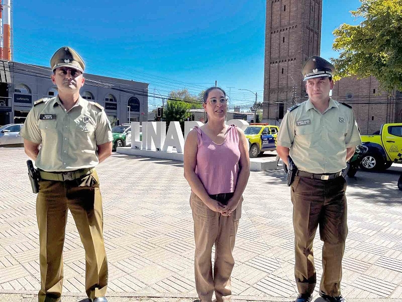 Delegada Aly Valderrama encabezó inicio de ronda impacto de Carabineros en Linares