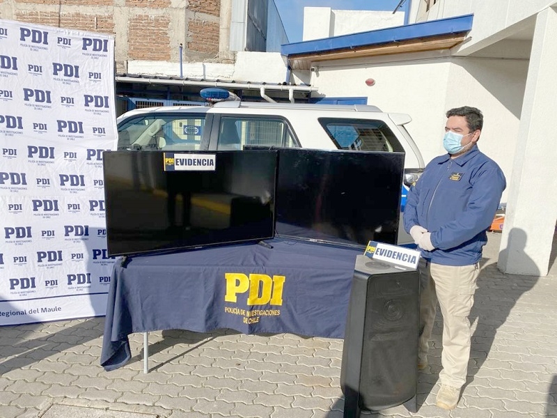 PDI logra la detencion del cabecilla de una banda criminal que efectuaba robos en la región del Maule