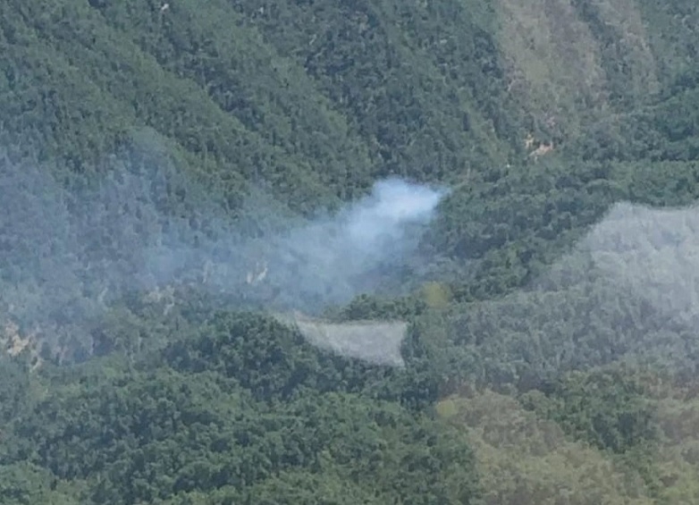 SENAPRED monitorea alerta roja en Linares por incendio forestal