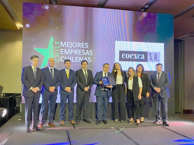 Coexca S.A. obtiene premio  Mejores Empresas Chilenas 2022