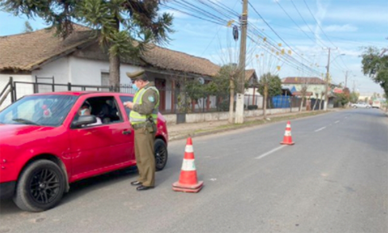 Carabineros de Linares realizó balance del fin de semana donde hubo 6 accidentes de tránsito