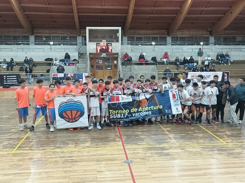 En Linares hay campeón de la liga sub17 de básquetbol varones