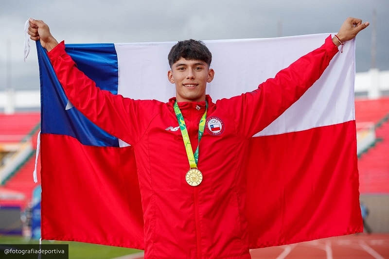 Atleta linarense de Promesas Chile logró oro en Juegos Bolivarianos de la Juventud 