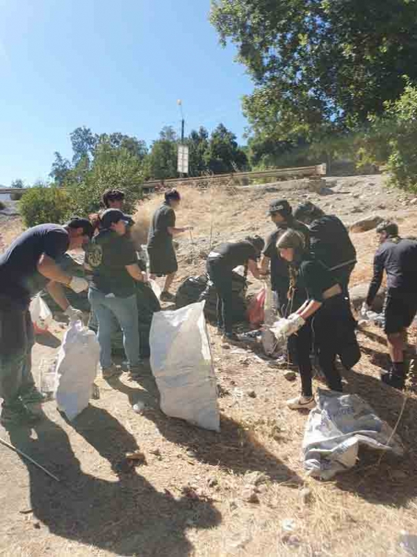 Se realizaron operativos de limpieza en sectores turísticos de Parral