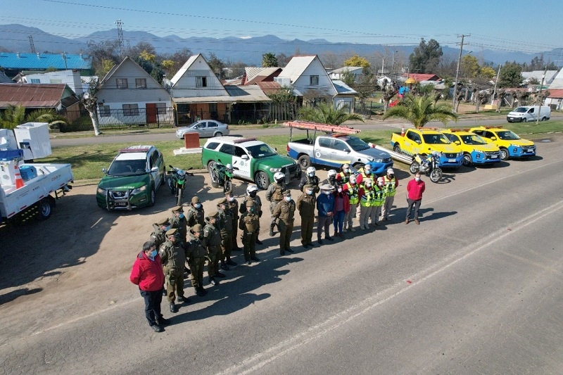 Colbún: Municipio y Carabineros trabajan para mejorar la seguridad.