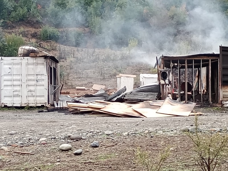 Linares: incendio destruyó instalaciones de APR en sector Pejerrey